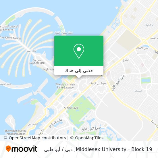 خريطة Middlesex University - Block 19