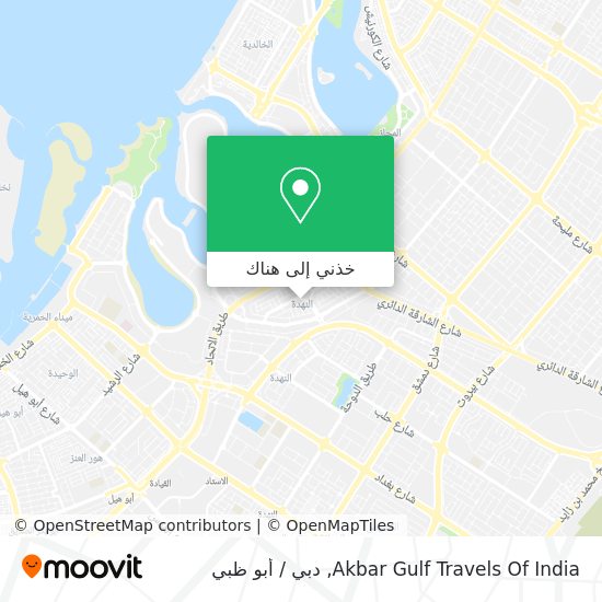 خريطة Akbar Gulf Travels Of India