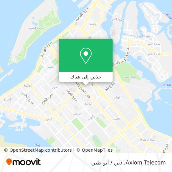خريطة Axiom Telecom