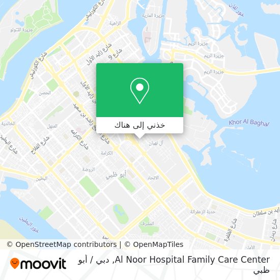 خريطة Al Noor Hospital Family Care Center