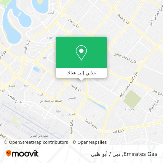 خريطة Emirates Gas