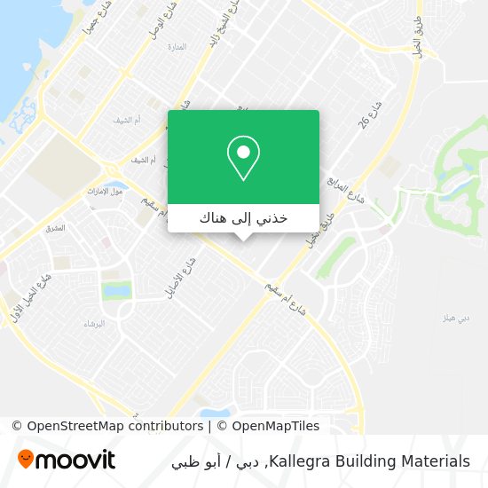 خريطة Kallegra Building Materials