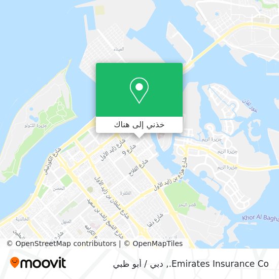 خريطة Emirates Insurance Co.