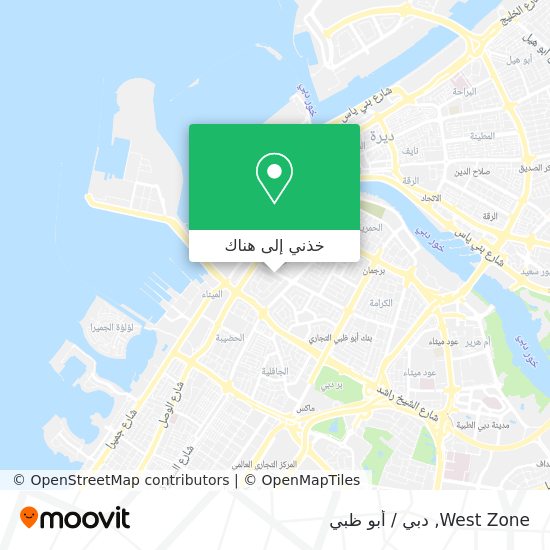 خريطة West Zone