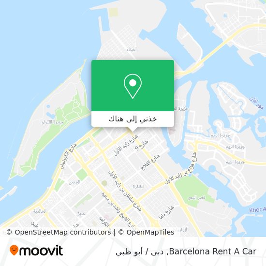 خريطة Barcelona Rent A Car