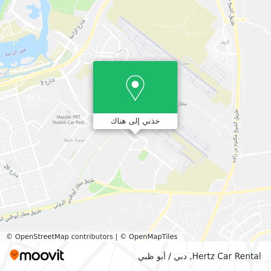 خريطة Hertz Car Rental