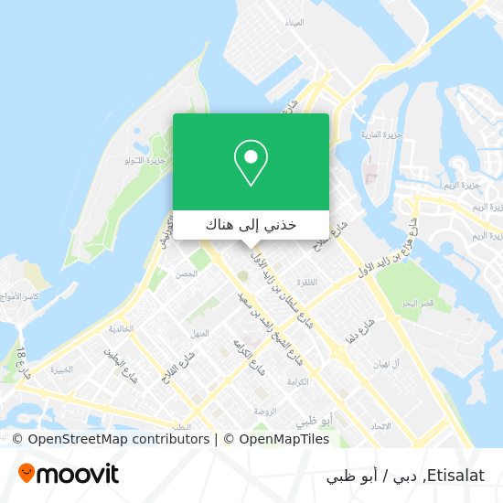 خريطة Etisalat