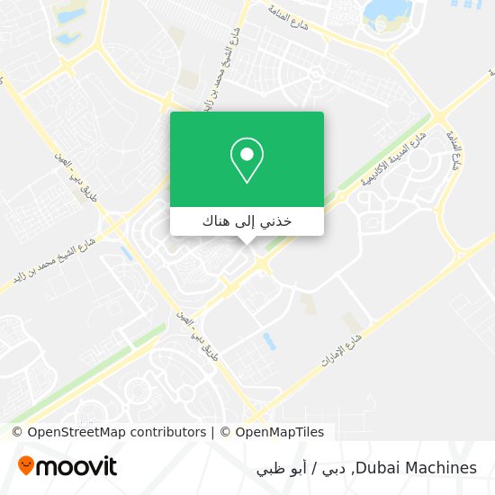 خريطة Dubai Machines