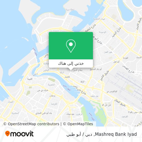 خريطة Mashreq Bank Iyad