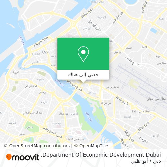 خريطة Department Of Economic Development Dubai