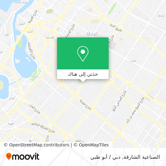 خريطة الصناعية الشارقة