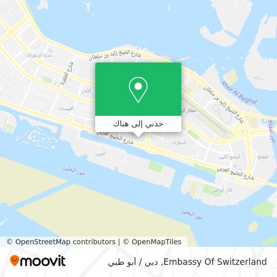 خريطة Embassy Of Switzerland