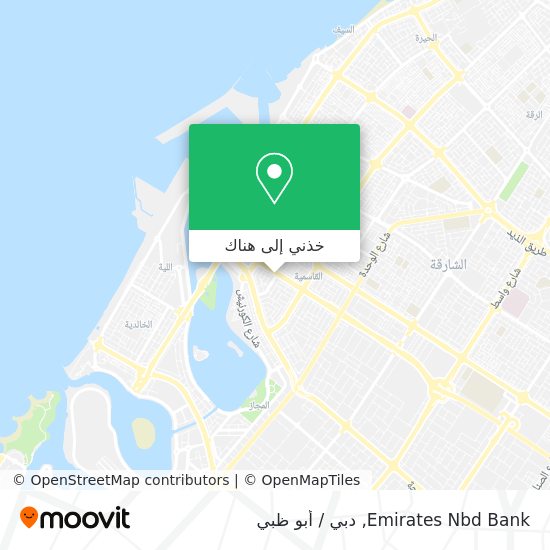 خريطة Emirates Nbd Bank