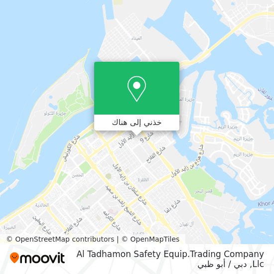 خريطة Al Tadhamon Safety Equip.Trading Company Llc