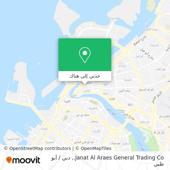 خريطة Janat Al Araes General Trading Co.