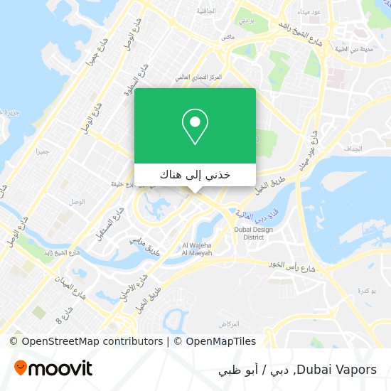 خريطة Dubai Vapors