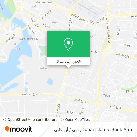 خريطة Dubai Islamic Bank Atm