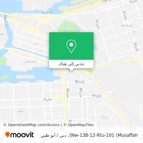 خريطة Nw-138-12-Rtu-101 (Musaffah)