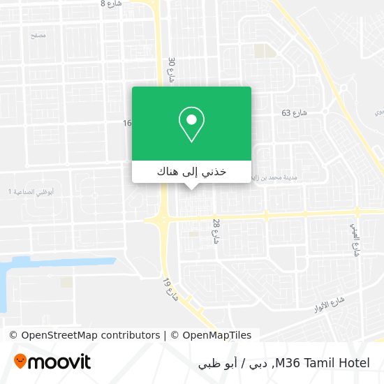 خريطة M36 Tamil Hotel