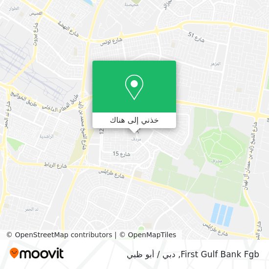 خريطة First Gulf Bank Fgb