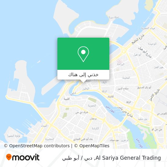 خريطة Al Sariya General Trading