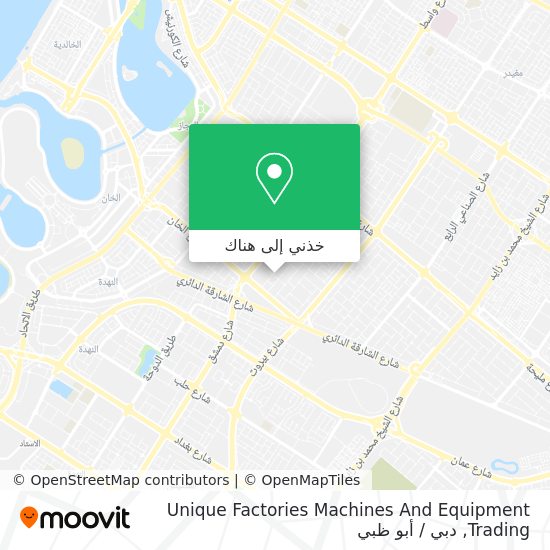 خريطة Unique Factories Machines And Equipment Trading