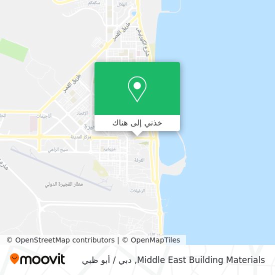 خريطة Middle East Building Materials