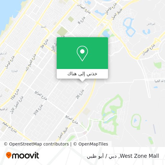 خريطة West Zone Mall