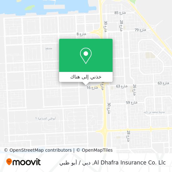 خريطة Al Dhafra Insurance Co. Llc