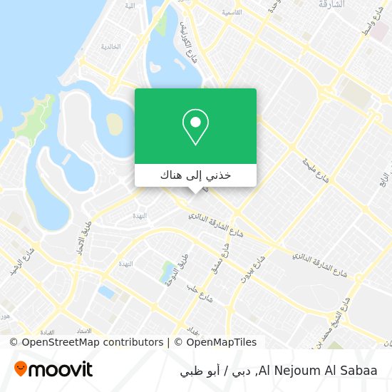 خريطة Al Nejoum Al Sabaa