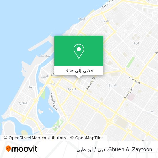 خريطة Ghuen Al Zaytoon