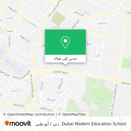 خريطة Dubai Modern Education School