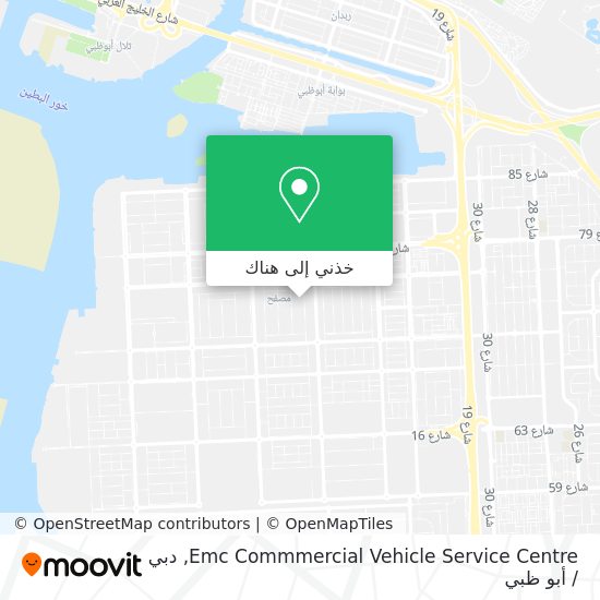 خريطة Emc Commmercial Vehicle Service Centre