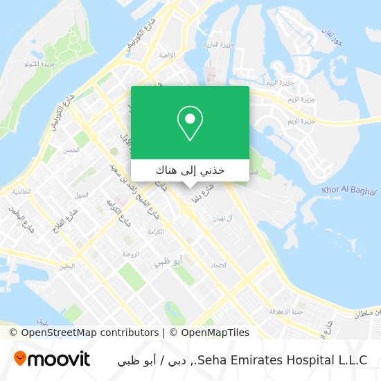 خريطة Seha Emirates Hospital L.L.C.