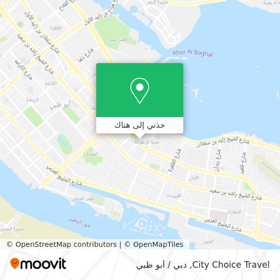 خريطة City Choice Travel
