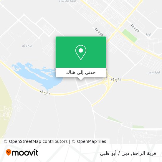 خريطة قرية الراحة