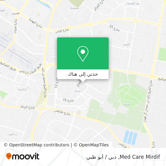 خريطة Med Care Mirdif