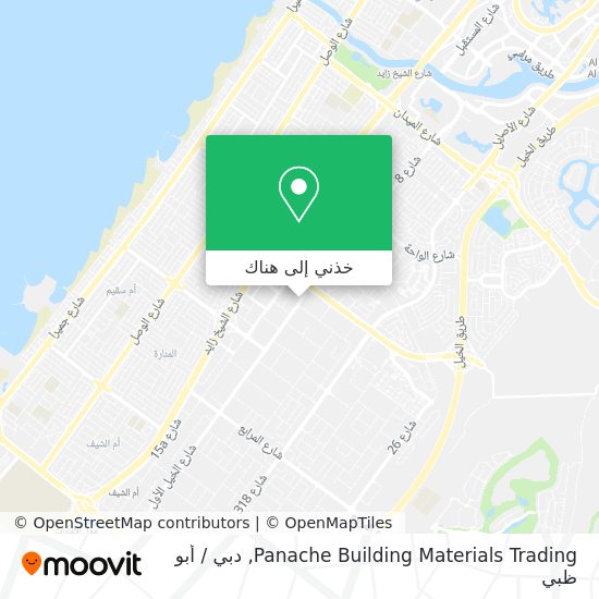 خريطة Panache Building Materials Trading