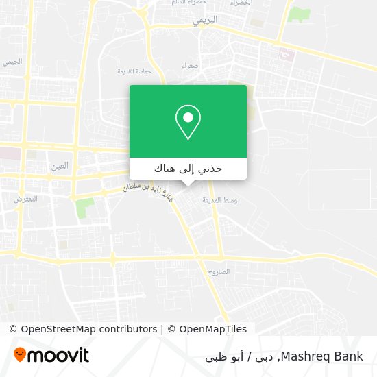 خريطة Mashreq Bank