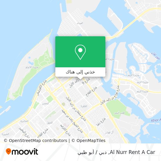 خريطة Al Nurr Rent A Car
