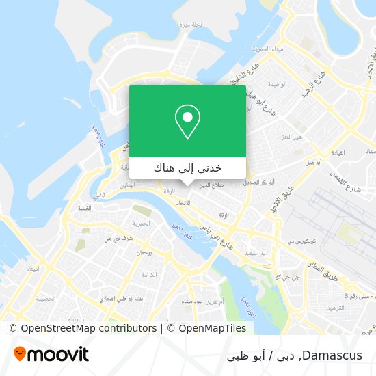 خريطة Damascus