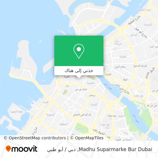 خريطة Madhu Suparmarke Bur Dubai