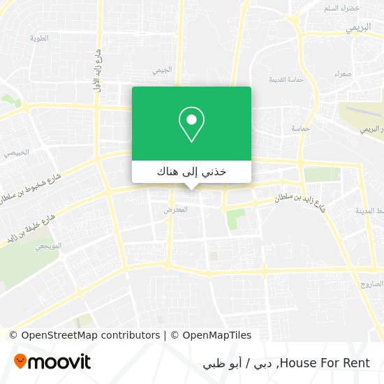 خريطة House For Rent