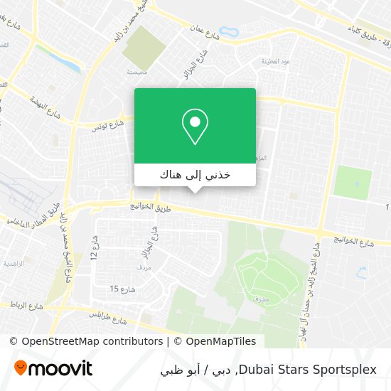 خريطة Dubai Stars Sportsplex