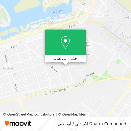 خريطة Al Dhafra Compound