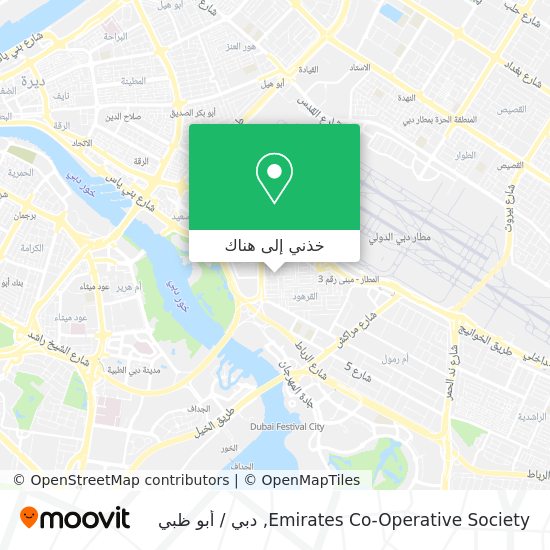 خريطة Emirates Co-Operative Society