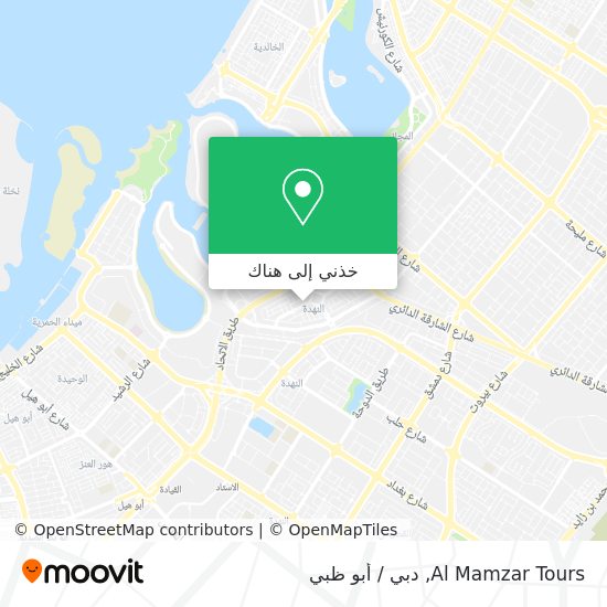 خريطة Al Mamzar Tours