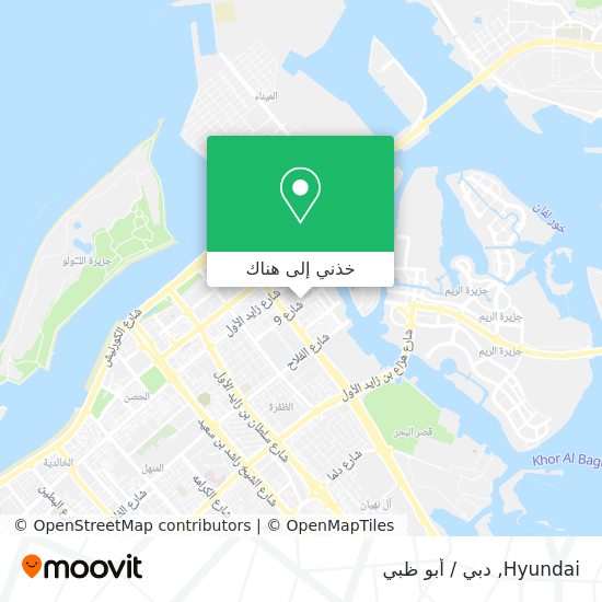خريطة Hyundai