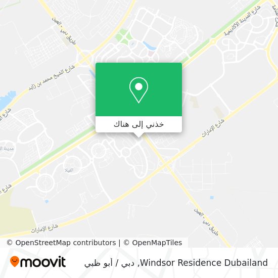 خريطة Windsor Residence Dubailand