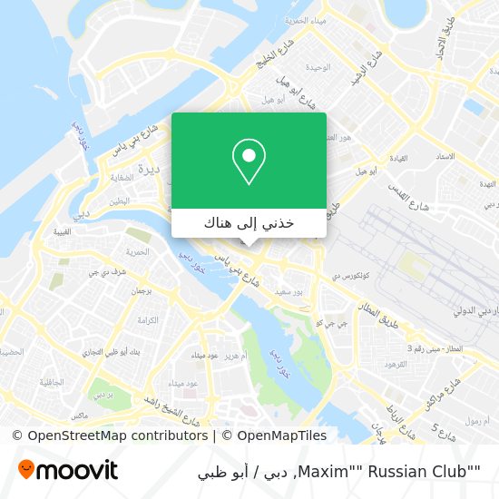 خريطة ""Maxim"" Russian Club